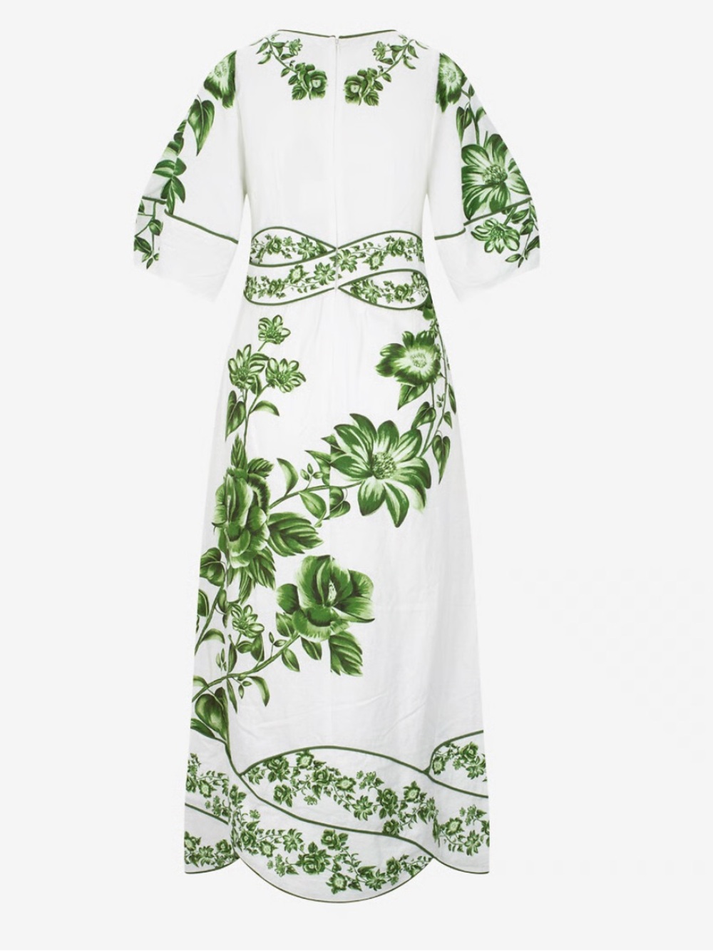 Farm Rio Floral Cascade Midi Dress - Picture 12 of 15